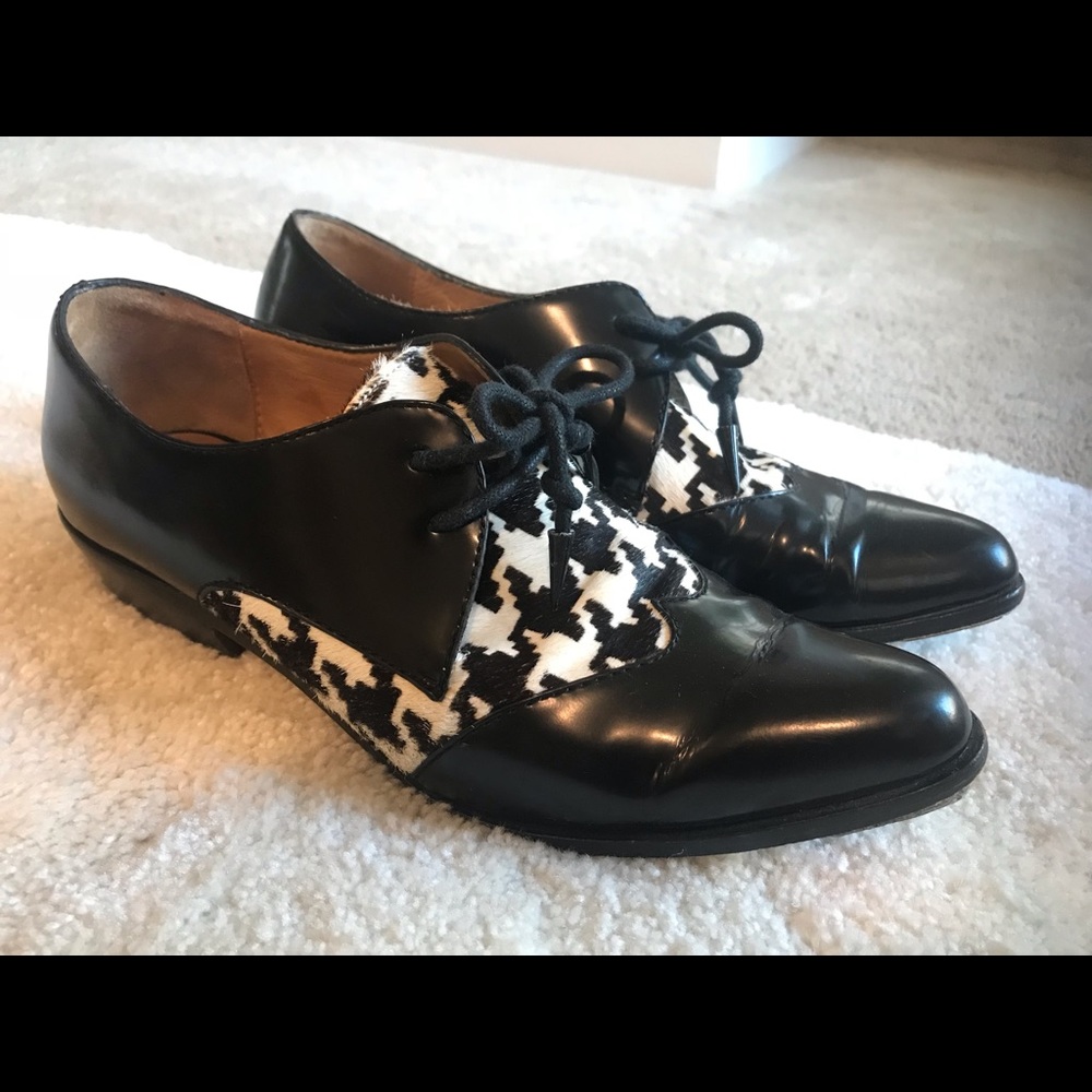 L.A.M.B. Calf-Fur Style Leather Shoes